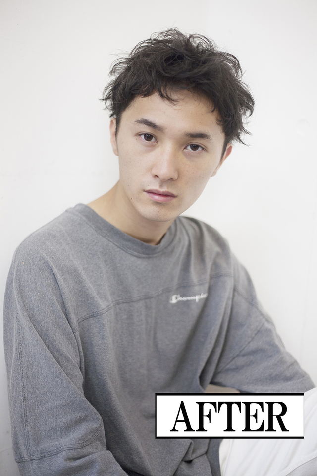 男性の悩みを解決！リアルパーマヘア